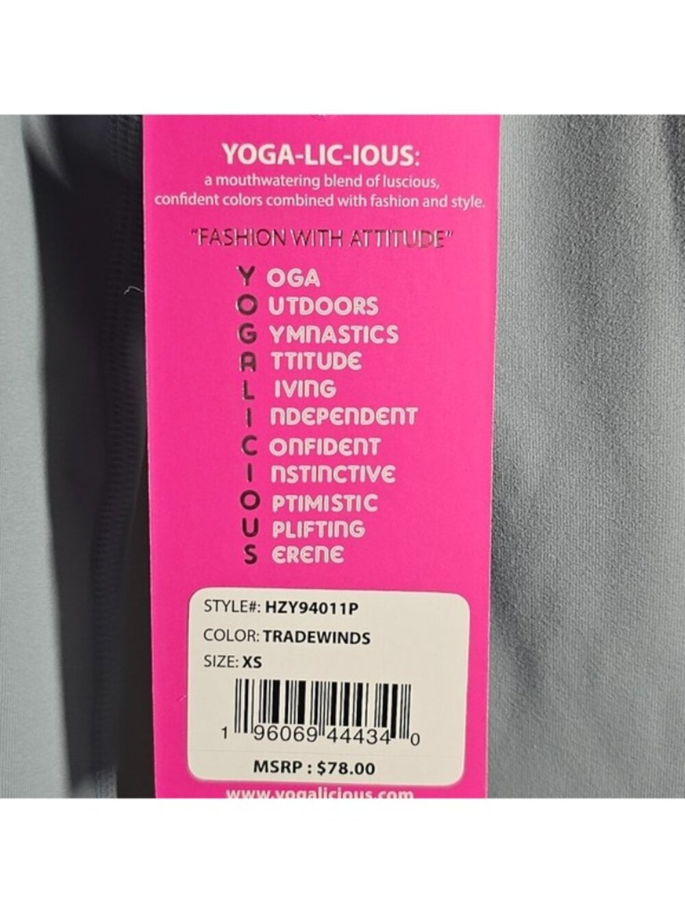 Yogalicious Half Zip Lightweight XS Athletic Jacket – Slim Fit w/ Thumbhole NWT - Picture 3 of 7